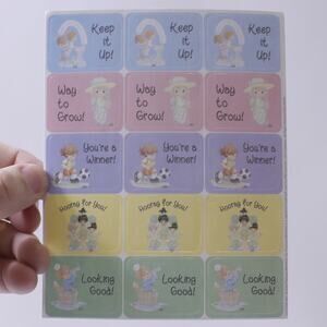 Precious Moments, Teacher, Sticker Sheet, 2003, Scrapbooking, ~ 250310-WH 46